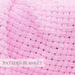 Finger knit blanket pattern pdf, Beginner Patterns, Loop Yarn Blanket Pattern, Criss-Cross Blanket Pattern