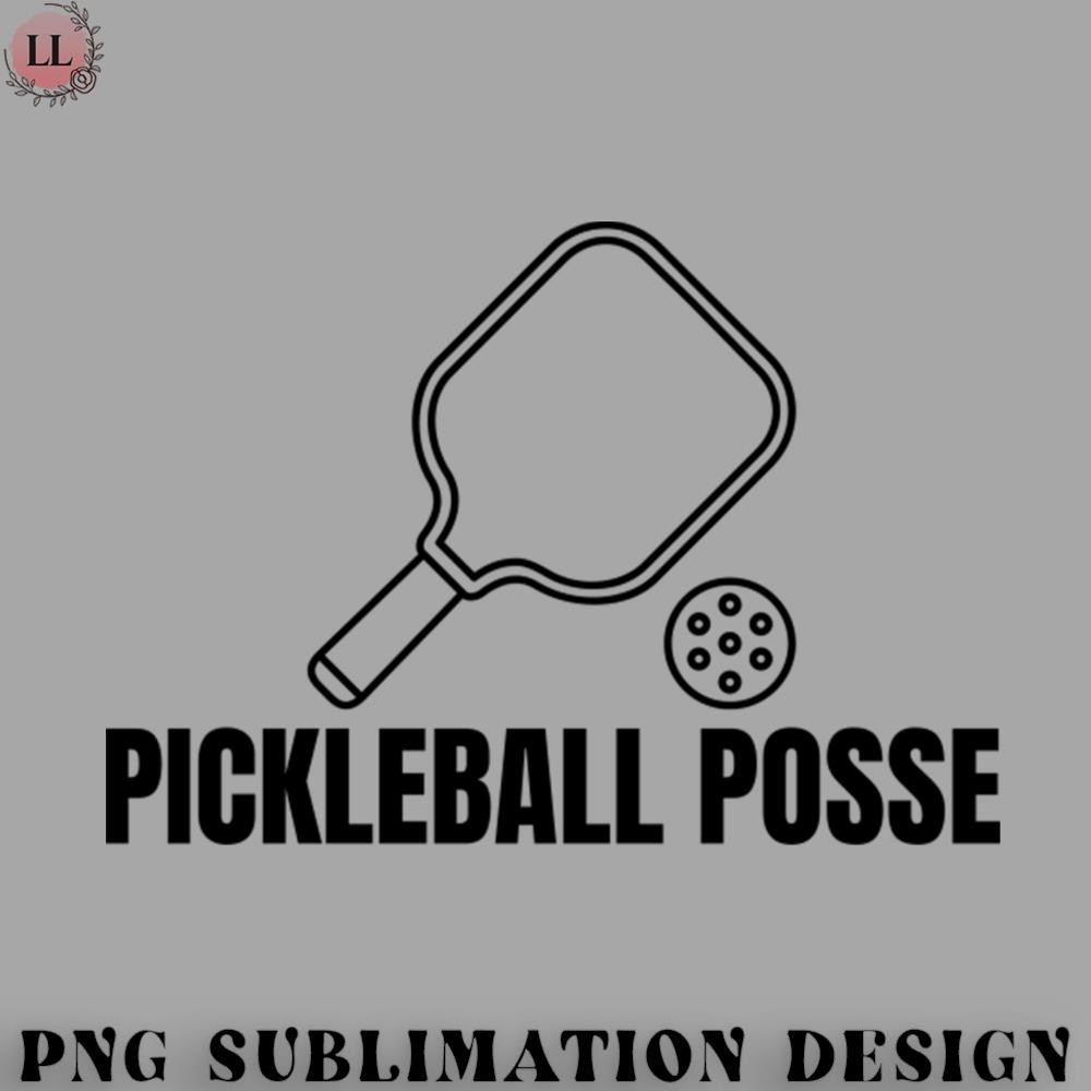 BM2908231500150-Badminton PNG Pickleball Posse Funny QUOTE FOR PICKLEBALL LOVER Player Coach Team.jpg