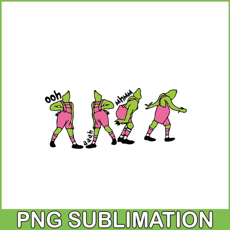 CRM13112338-Grinch Weirdo PNG, Funny Grinch PNG, Pink Christmas PNG.png