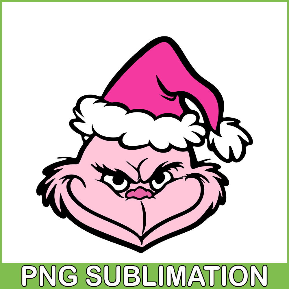 CRM13112350-Pink Grinch SVG PNG DXF EPS JPG, Grinch In Pink SVG, Pink Christmas SVG.png