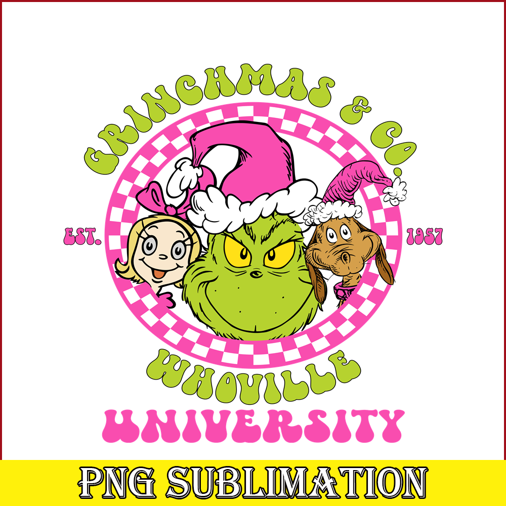 CRM13112359-Grinchmas And Co SVG PNG DXF EPS JPG, Whoville University SVG, Grinch SVG.png