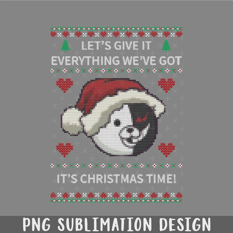 DM241123653-Monokuma Ugly Christmas Sweater Dangan PNG, Christmas PNG.jpg