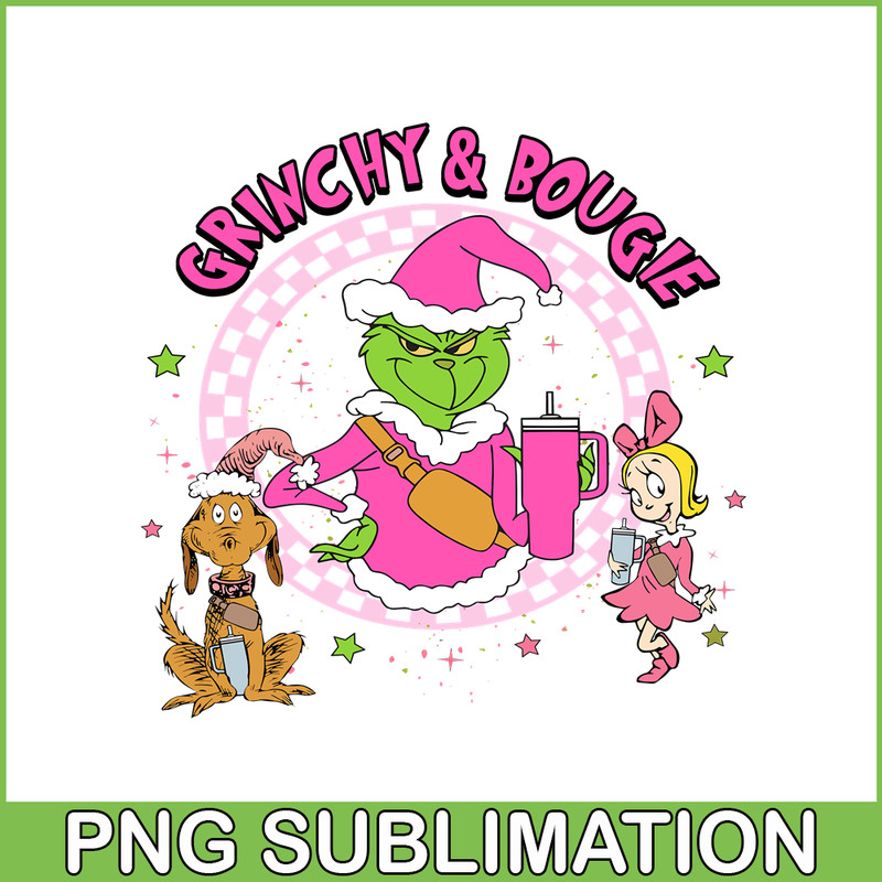 CRM13112375-Grinchy And Bougie PNG, Christmas Tree PNG, Grinch Era PNG.png
