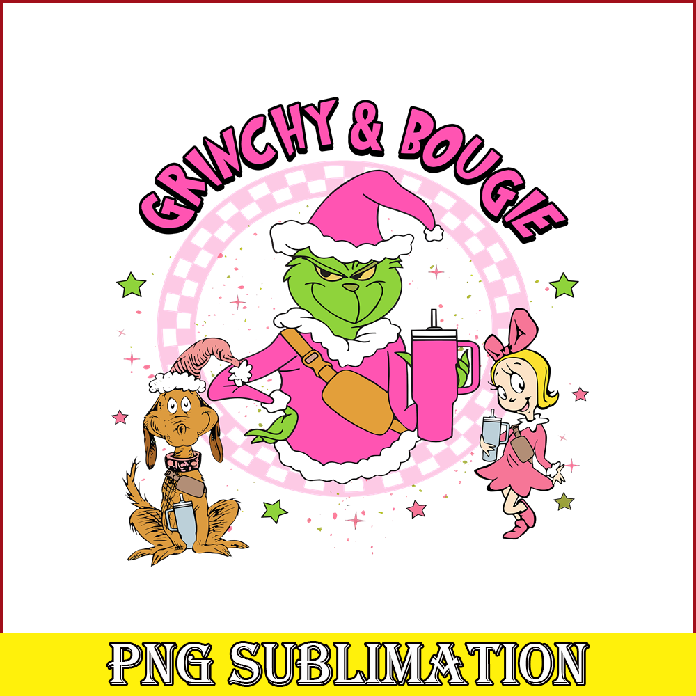 CRM13112375-Grinchy And Bougie PNG, Christmas Tree PNG, Grinch Era PNG.png