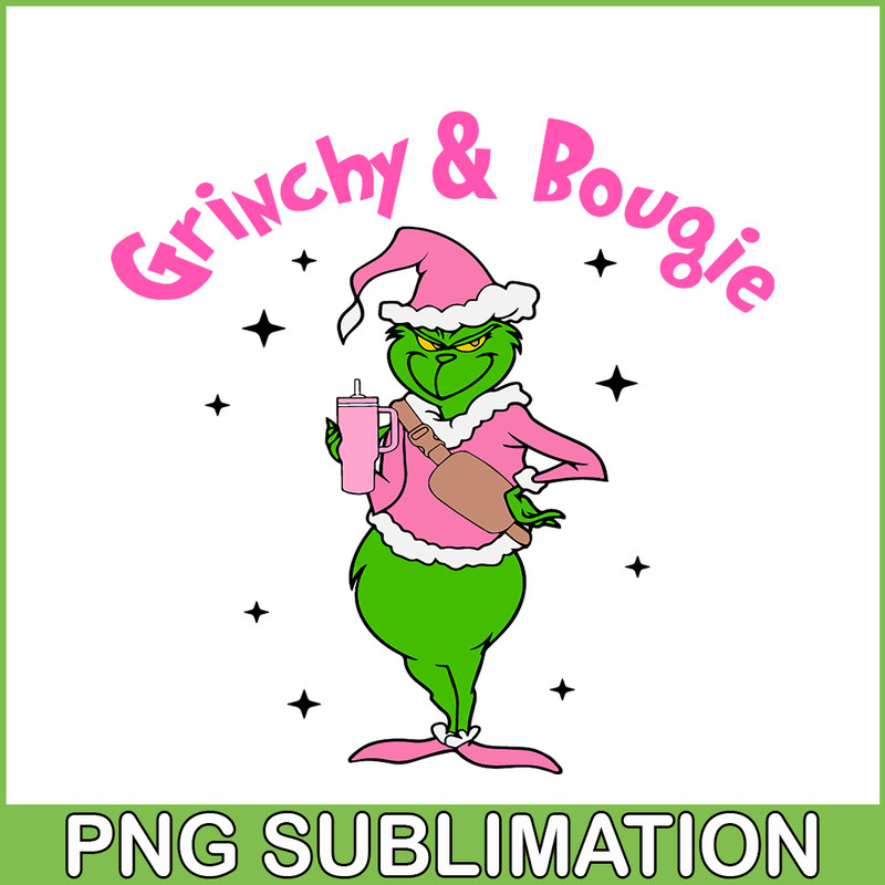 CRM13112385-Grinchy And Bougie PNG, Extra Grinchy PNG, Funny Christmas PNG.png