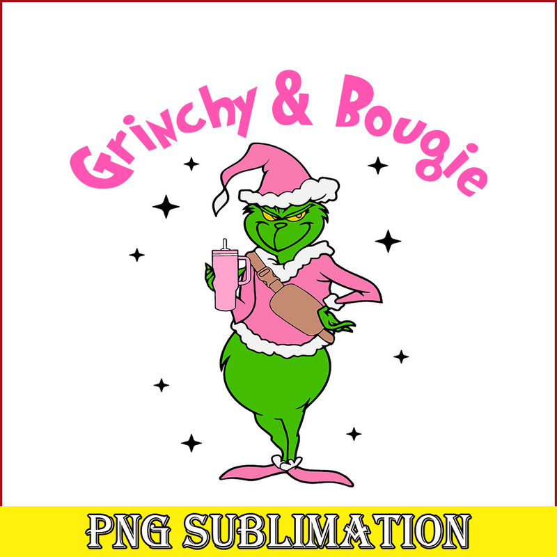 CRM13112385-Grinchy And Bougie PNG, Extra Grinchy PNG, Funny Christmas PNG.png