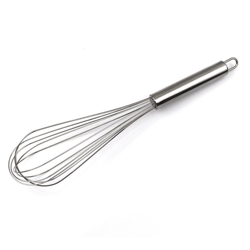 stainless steel whisk, kitchen whisk, whisk made in italy | size: 12 inches | vintage 1990s