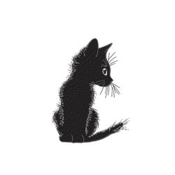 cat embroidery design, animal embroidery design, kitten, cat mama, cat lover embroidery, 3 sizes, instant download