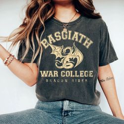 basgiath war college scribe shirt fourth wing merch shirt dragon rider violet sorrengail xaden riorson fantasy bookish