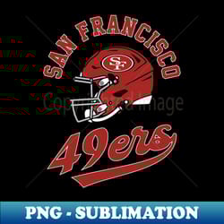 san francisco 49ers - artistic sublimation digital file - vibrant and eye-catching typography