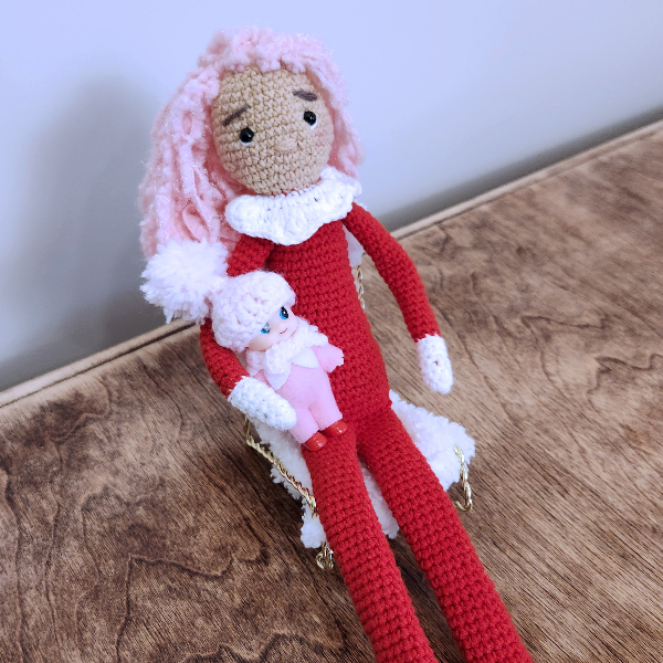 Girlish Elf on The Shelf with Pink Hair