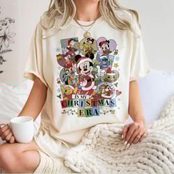 retro mickey eras tour shirt in my christmas era mickey shirt disney mickey mouse and friends christmas tee very merry c