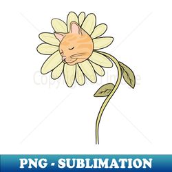 Sunflower Cat - PNG Transparent Sublimation File - Add a Festive Touch to Every Day