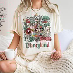vintage disneyland christmas shirt, mickey and friends shirt, magic kingdom christmas shirt, disney world shirt, christm