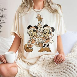 vintage mickey and minnie christmas shirt, disneyworld christmas shirt, disney wdw christmas shirt disney holiday shirt,