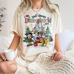vintage walt disney world christmas shirt, disneyworld christmas shirt, retro disney christmas shirt, disney family chri