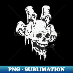 skull in monster hand - high-resolution png sublimation file - instantly transform your sublimation projects