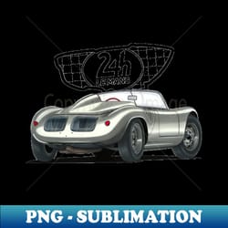 outstanding adorable exclusive illustration famous germany sportcar porsche 718 rs60 spyder 1960 stirling moss 24h of le mans - digital sublimation download file - spice up your sublimation projects