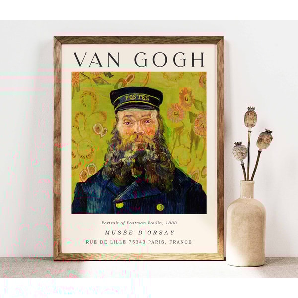 Vincent Van Gogh Poster, Van Gogh Portrait Print, The Postma - Inspire ...