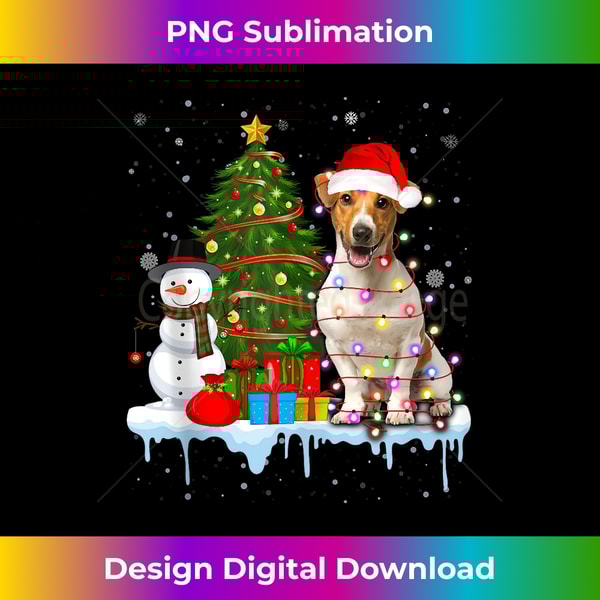 CY-20231125-9229_Funny Santa Jack Russell Light Dog Christmas Tree Pajamas Tank Top 1675.jpg