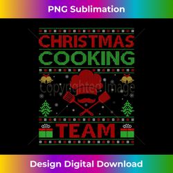 Cookies Squad Cooking Chef Christmas Cooking Team Ugly - Classic Sublimation Png File - Elevate Your Style With Intricate Details