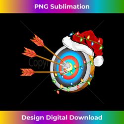 Archery Sports Lover Xmas Santa Hat Archery Christmas - Crafted Sublimation Digital Download - Striking & Memorable Impressions