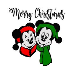 mickey minnie merry christmas svg, disney christmas svg, disney mickey svg, mickey minnie head svg, digital download