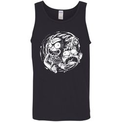 rick and morty time warp travels men tank top
