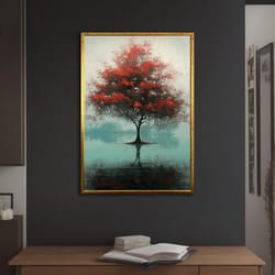 tree canvas wall art for your home and office, modern decor ideas with different frame options natural and vibrant home