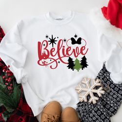 believe christmas shirt , christmas t-shirt , christmas family shirt , matching christmas holiday gift christmas shirt ,