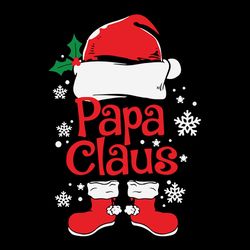 papa claus svg, papa claus christmas svg, christmas clipart, santa claus christmas svg, santa svg, digital download