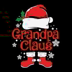 grandpa claus svg, grandpa claus christmas svg, christmas clipart, santa claus christmas svg, santa svg digital download