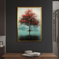 tree canvas wall art for your home and office, modern decor ideas with different frame options natural and vibrant home