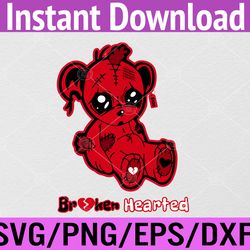 high og patent bred 1s sneaker matching tees broken hearted svg, eps, png, dxf, digital download
