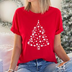 christmas tree with dog paws shirt , dog people christmas tshirt , family christmas tshirt , christmas gift, merry chris