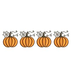 mini pumpkins embroidery designs, fall embroidery design, halloween, instant download