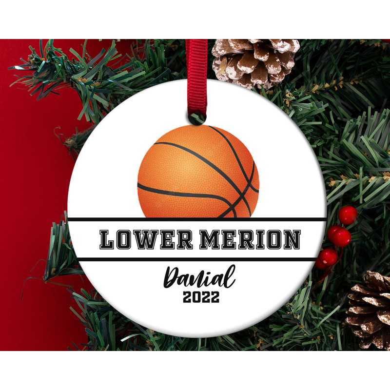 Personalized Basketball Player Number Ornament,Custom Name Ornament,Gift Ornaments For Basketball Player,Basketball Lover Gift,H-02122217 - 1.jpg
