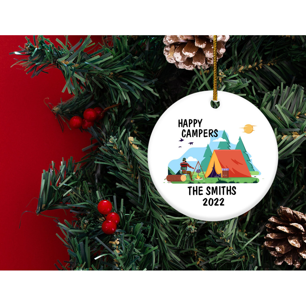 Personalized Camper Ornament,Happy Camper Ornament,Christmas Ornament Family Gift,Family Câmping Christmas Ornament,Family gift, H-02122223 - 2.jpg