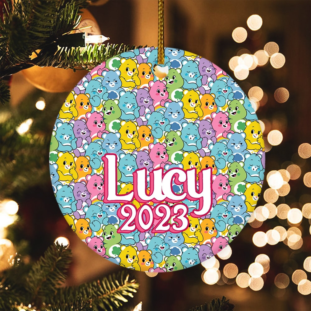 Personalized Care Bears Ornament, Care Bears Christmas Ornament, Care Bears 2023, Kids Chrirstmas Ornament E1M313 - 1.jpg
