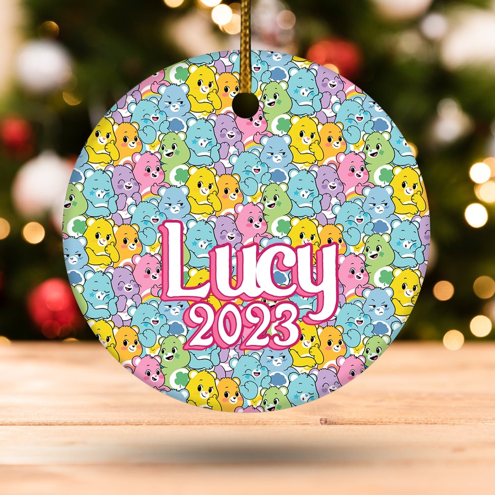 Personalized Care Bears Ornament, Care Bears Christmas Ornament, Care Bears 2023, Kids Chrirstmas Ornament E1M313 - 2.jpg