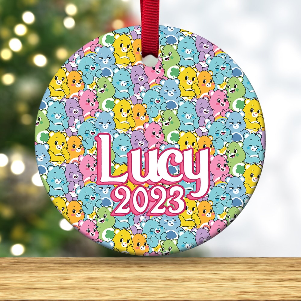Personalized Care Bears Ornament, Care Bears Christmas Ornament, Care Bears 2023, Kids Chrirstmas Ornament E1M313 - 3.jpg