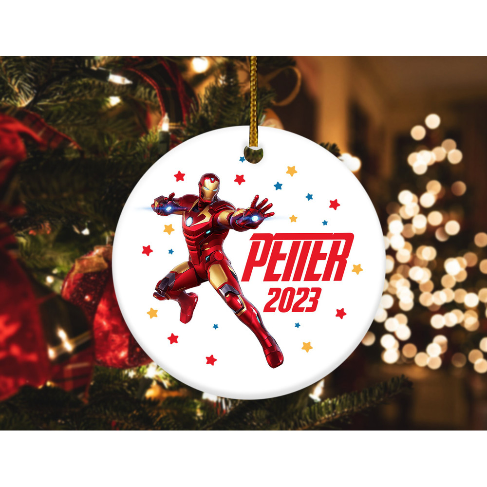 Personalized Christmas Ornament,Kids Ornaments,Christmas Ornaments For Kids,Avengers Ornament,Super hero Ornament, HAPN07 - 3.jpg