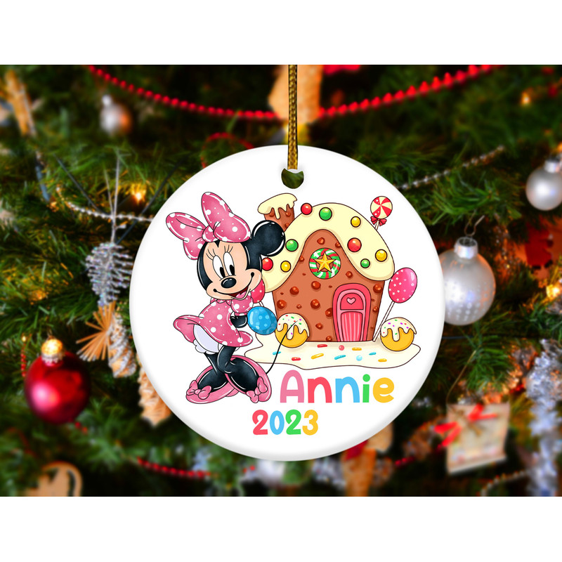 Personalized Christmas Ornament,Kids Ornaments,Gingerbread House Ornament,Disney Christmas Ornament,Custom Ornaments HAPN03 - 2.jpg