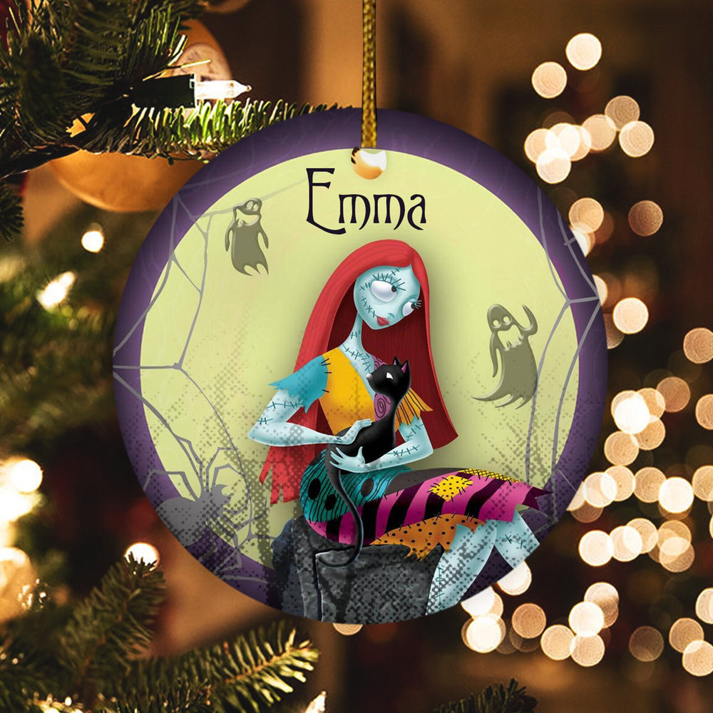 Personalized Christmas SALLY Christmas Tree Ornament, Disney Ornaments, Christmas Gift E1MK33 - 1.jpg