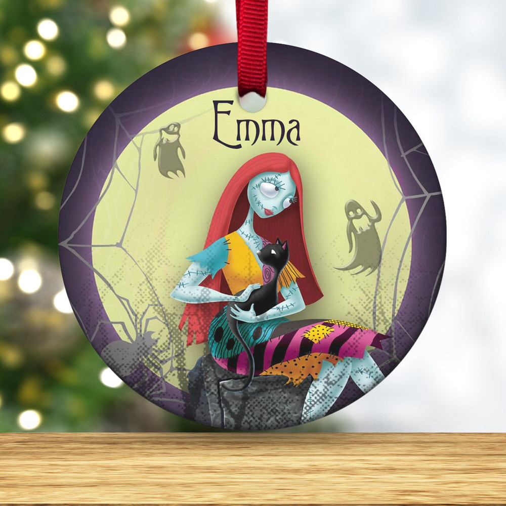 Personalized Christmas SALLY Christmas Tree Ornament, Disney Ornaments, Christmas Gift E1MK33 - 3.jpg