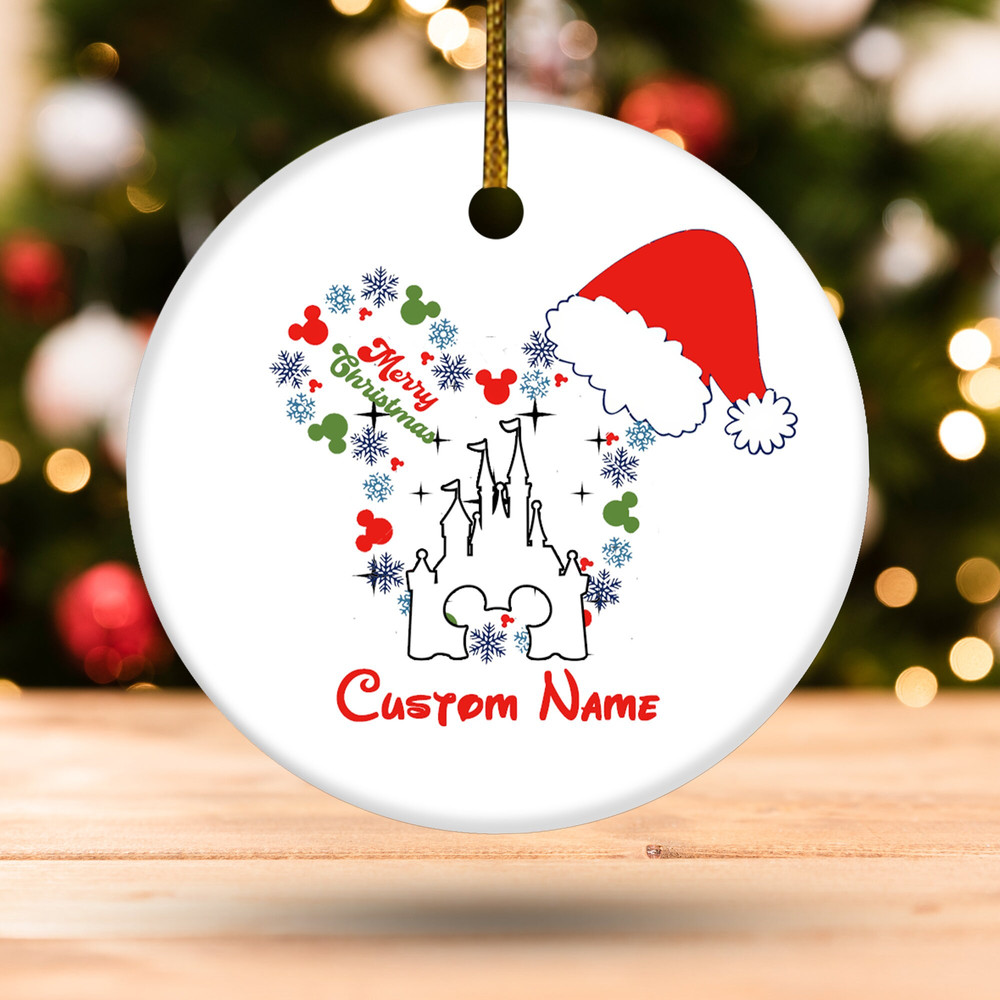 Personalized Disney Christmas Ornament,Custom Mickey's Very Merry Christmas Ornament,Disney Family Christmas Tree Hanging Decor HAQ506 - 2.jpg