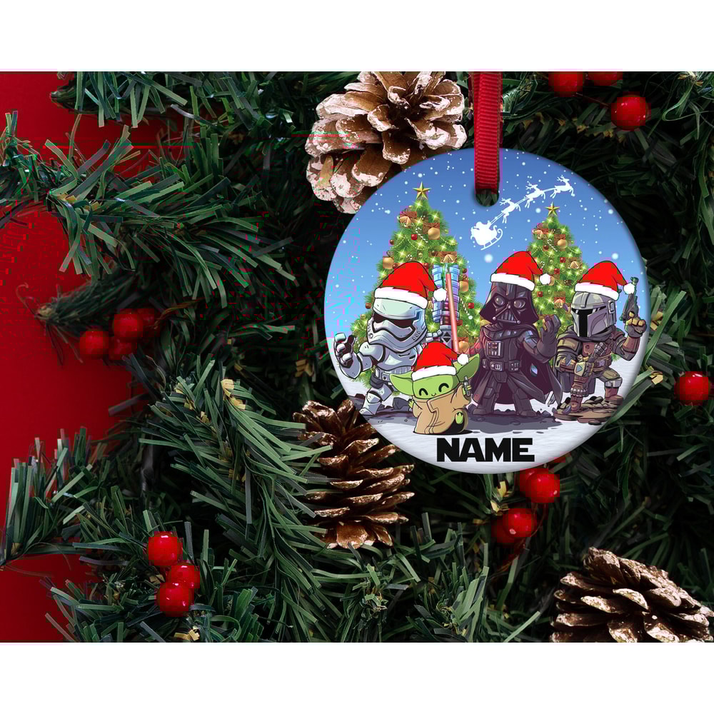 Personalized Disney Star Wars Christmas Ornament,Custom Name Galaxy's Edge Christmas Ornament,Disney Christmas Tree Decoration HAQR21 - 2.jpg