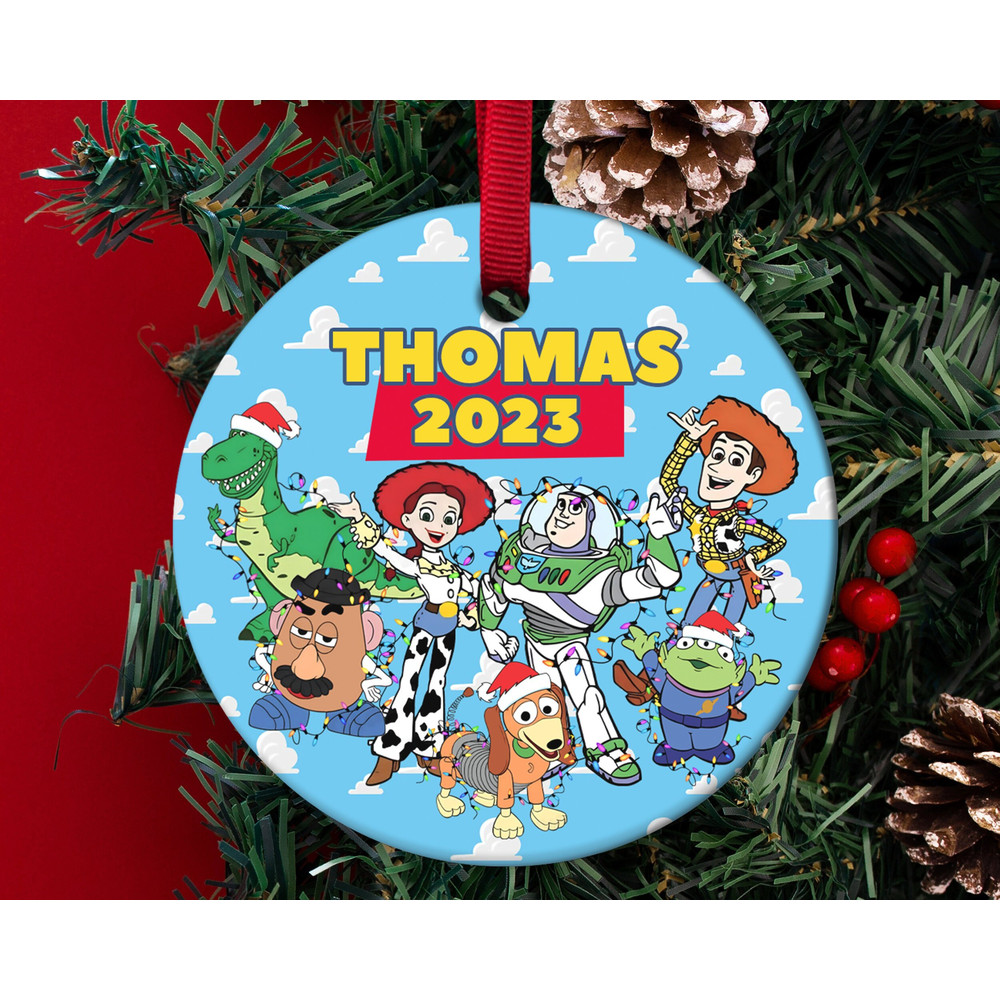 Personalized Disney Toy Story Christmas Ornament,Toy Story Characters Christmas 2023 Ornament,Disney Family Christmas Decoration HAQR24 - 1.jpg