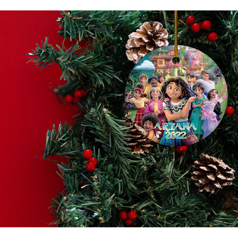 Personalized Encanto Ornament,Mirabel Encanto Ornament,Encanto Chirstmas Ornament,Disney Xmas Ornament,Xmas Disney Gift, H-25112215 - 2.jpg