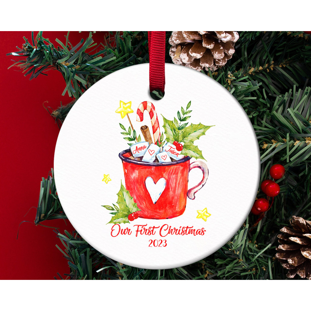 Personalized Family Christmas Ornament,Christmas Tree Decoration,2023 ornament with family member names,Xmas 2023 HAPY19 - 1.jpg